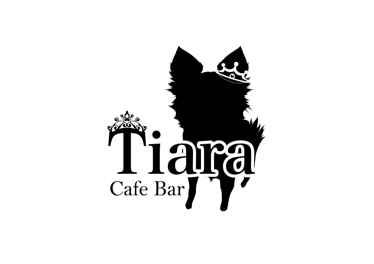 ロゴ　大分県宇佐市　CafeBar Tiara　カフェバルティアラ